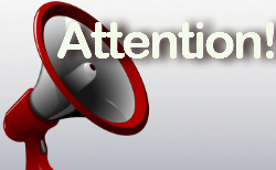 Attention please!